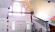 The foyer and staircase.